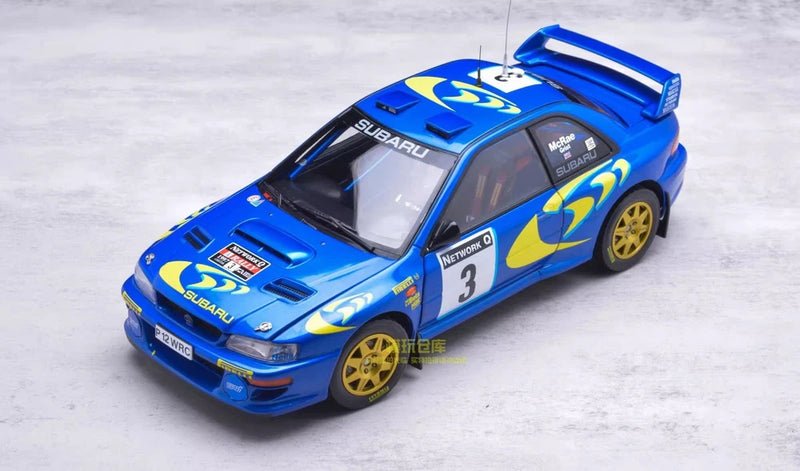 Sunstar 1/18 Subaru Impreza S5 WRC 1997 3# McRae Rac Diecast Model Car Gifts