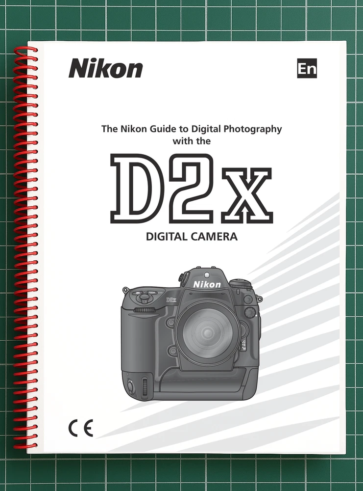 Nikon D2x ?? User Guide Manual Documentation Instructions ?? 278 Pages ?? USA Made