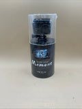 Black action camera in clear waterproof case, cylindrical packaging