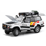 1:24 Land Cruiser LC80 Model Car Diecast Toy Vehicle Kids Toys Boys Gifts White Battery