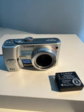 Panasonic LUMIX DMC-TZ1 Digital Camera-Silver Camera TESTED NEEDS CHARGER