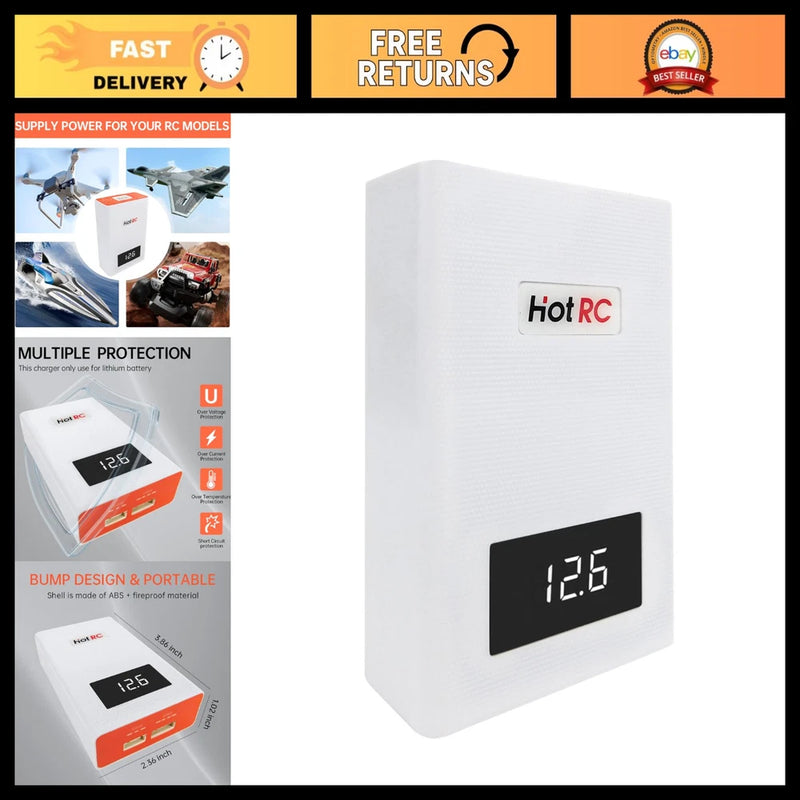 40W 3S-4S Lipo Battery Charger 11.1V 14.8V RC Balance Charger for Hobby Use Battery