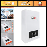 Hot RC lipo battery charger, white with digital display screen showing 12.6