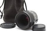 Nikon AF Micro Nikkor 60mm f/2.8 Macro Lens [MINT] w/Case from JAPAN Y2316