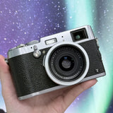 Fujifilm X100T 16.3MP Compact Digital Camera Silver FX-X100T Tested & Ready