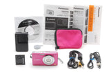 [NEAR MINT] Panasonic Lumix DMC-FX77 Glamorous Pink Compact Digital Camera Japan