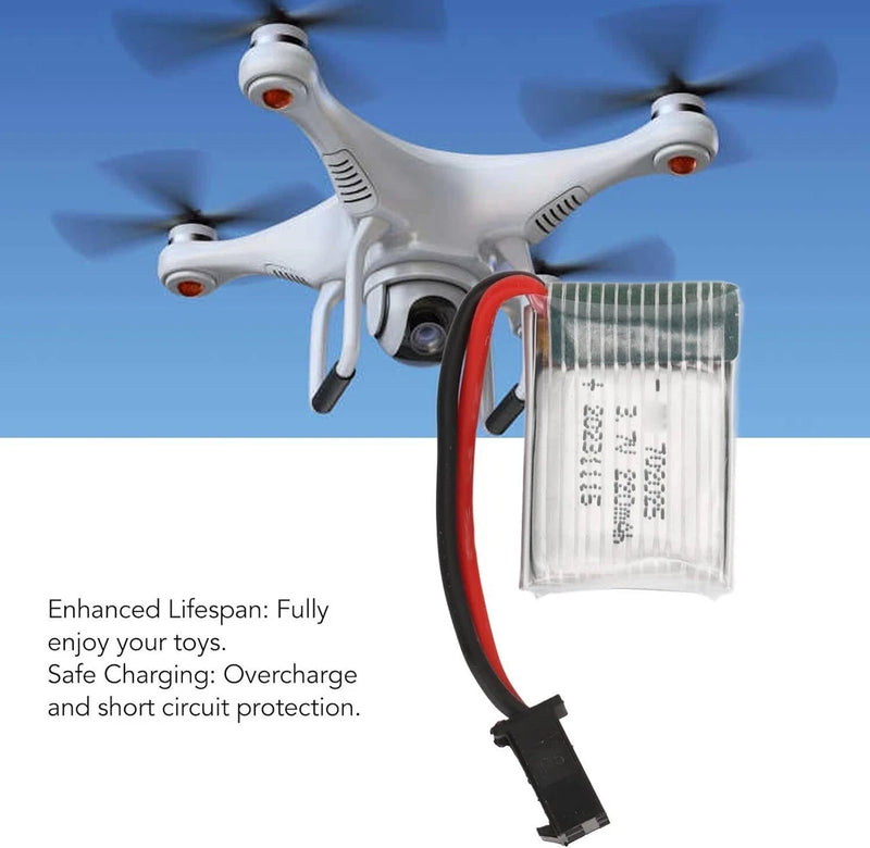 3.7V 220mAh 20C 702025 Lipo Battery SM-2P Plug for X4 X11 X13 RC Quadcopter toys