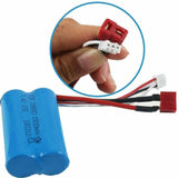 1x 2S 1500mAh 7.4V 15C Li-ion Battery Deans T Plug Charger For WLtoys 4WD RC Car