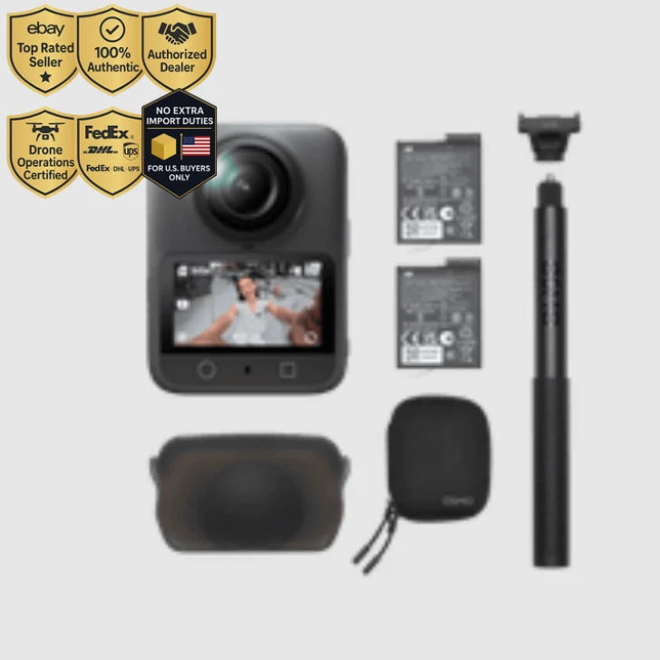 Osmo 360 Popular Combo 8K 120MP 10Bit +2 Batteries