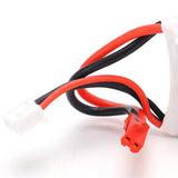 LiPo rechargeable battery with JST connector and red/black leads