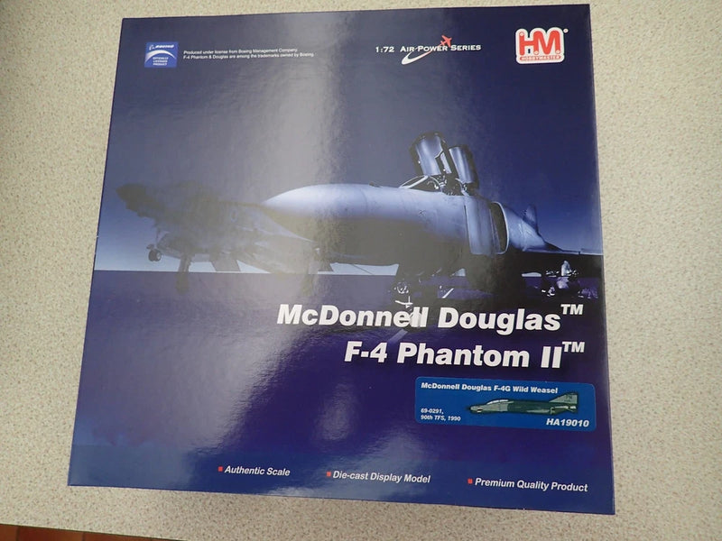 Sealed 1:72 McDonnell Douglas F-4G Phantom II Wild Weasel scale model kit box