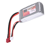 ZOP POWER 3S LiPo battery pack with red/black leads and connector, carbon-fiber style casing