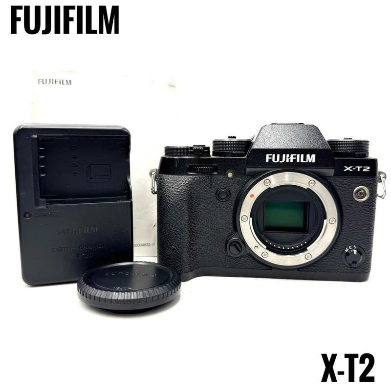 FUJIFILM X-T2 Mirrorless Camera Black Excellent Condition Fast AF 4K Video