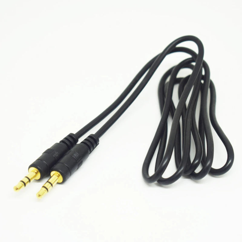 100x 1M/3.3FT Gold Plated 3.5mm 1/8" Stereo Male to Male Stereo Aux Audio Cable