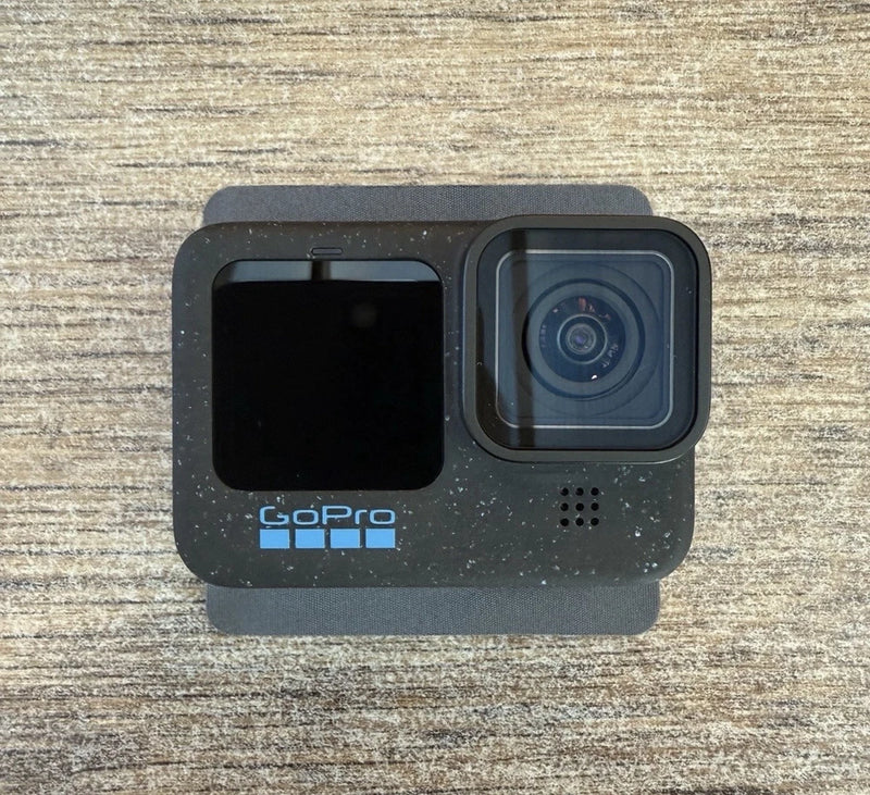 GoPro HERO12 Black action camera with front screen and wide lens