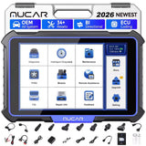 MUCAR VO8 Action Test Key All Lifetime Free Diagnostic 34+ Services OBD2 Scanner Battery