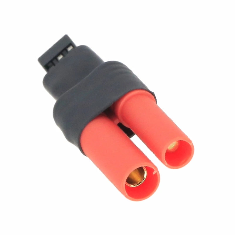 HXT 4mm Male-/Female+ to JR Futaba Female No Wires Adapter For Lipo Battery FPV
