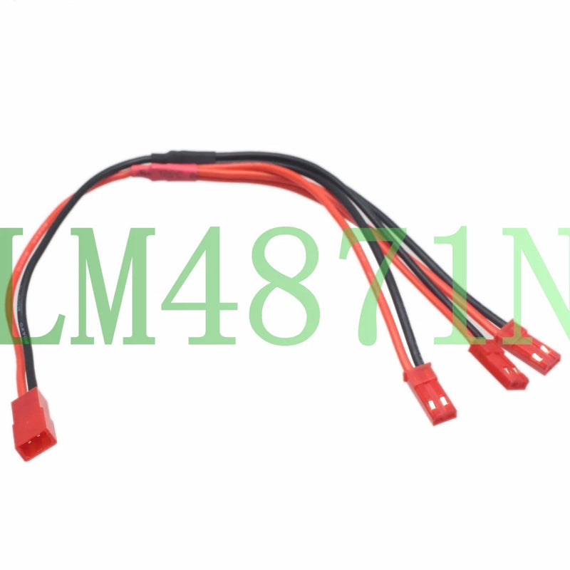 JST Parallel 1 Female to 3 Male Splitter wire charger LED battery ESC POWER FPV