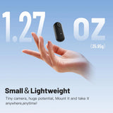 4K 128GB Mini Body Camera, Wearable Action Body Cam, Thumb Size Hands Free Re...
