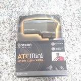 Oregon Scientific ATCmini action video camera box front with key feature icons