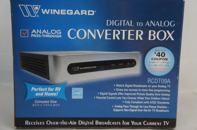 New Winegar digital to analog converter box RC-DT09 Converter