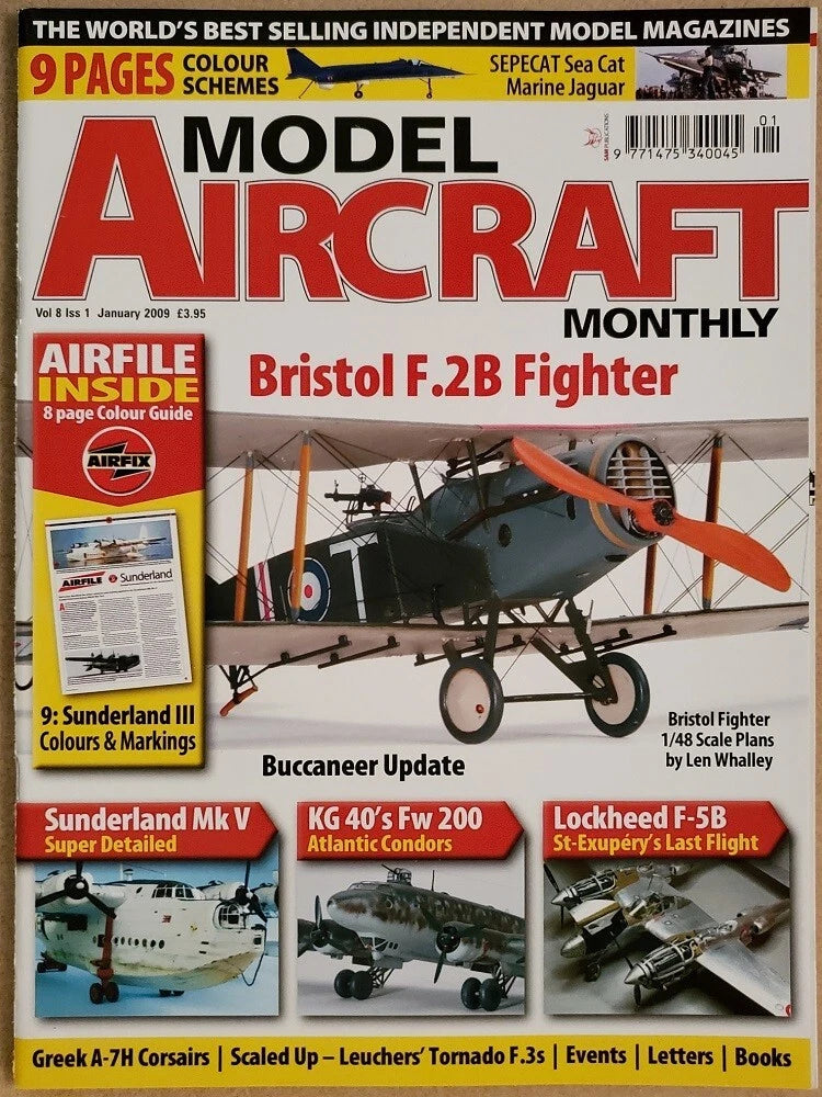 Model Aircraft Monthly Magazine - Lot of 7 - 2009