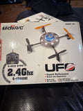 Udi RC UFO 2.4GHz 4Ch 6-Axis Quadcopter Drone (#U816)  New In Box