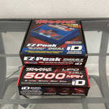 Traxxas EZ-Peak Dual iD Charger 8A 100W + 5000mAh 3S 11.1V LiPo Battery Battery