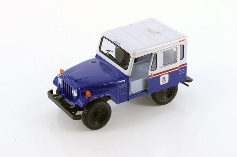 Jeep DJ-5B USPS, Blue /White - Kinsmart 5439D - 1/26 scale Diecast Model Toy Car