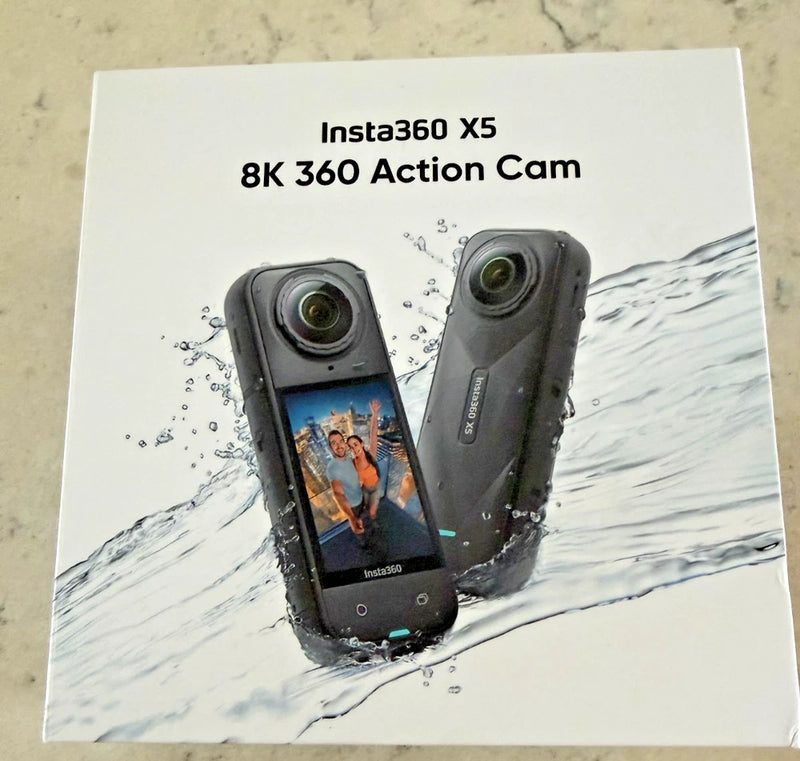 Insta360 X5 8k 360 Action Camera NEW Open Box Never Used