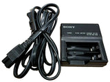 Genuine Sony NiMH Battery Charger For  AA Or AAA Model BC-CS1 With Cord Black Battery