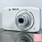 Panasonic Lumix DMC-S2 White 14.1MP Compact Camera 4x Optical Zoom From Japan