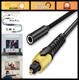 High-Quality 192KHz DAC Optical to 3.5mm Female Converter, AUX Adapter Cable - 5