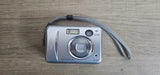 FujiFilm FinePix A345 4.1MP Compact Digital Camera Silver Tested Works w/ 128 MB