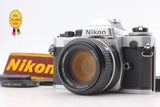 [ N MINT+++ ] Nikon FE2 Silver SLR 35mm Film Camera Ai 50mm f1.4 Lens From JAPAN