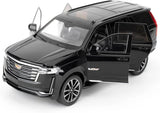 Toy Car Compatible for 1:24 Escalade SUV Model Car, Alloy Pull Back Diecast Coll