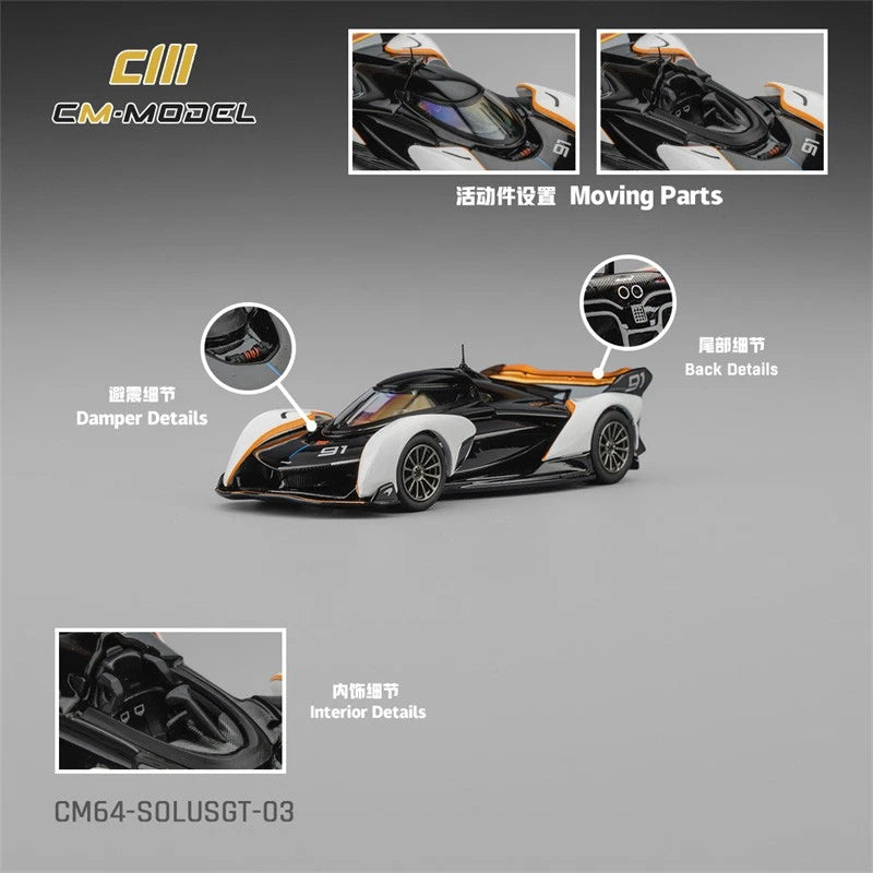 CM MODEL 1:64 SoulsGT black white Diecast Model Car
