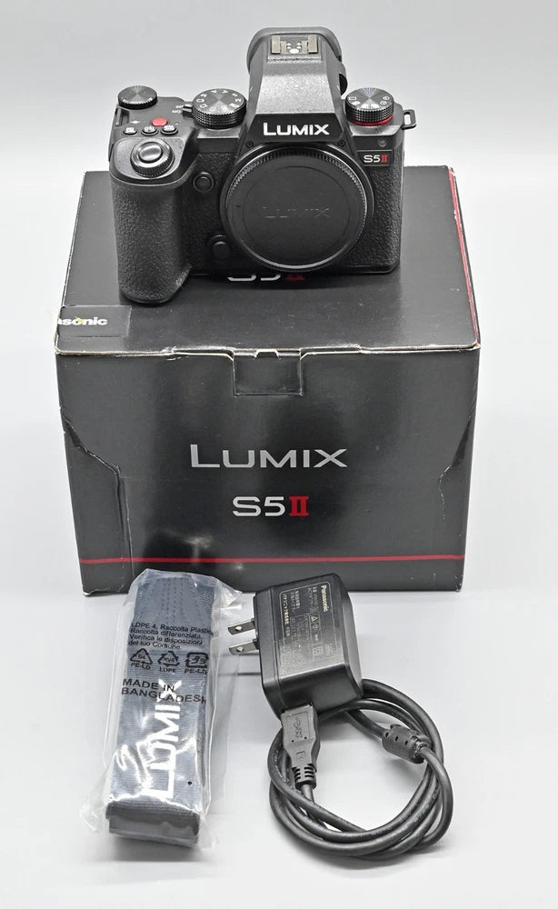 Panasonic LUMIX S5II 24.2MP Mirrorless Digital Camera - SHUTTER COUNT : 16,360