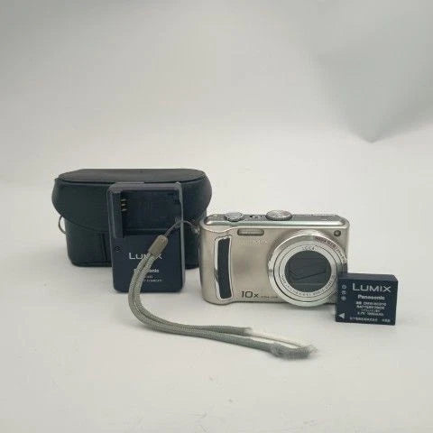 Panasonic Lumix DMC-TZ5 Silver Compact Camera Used From Japan