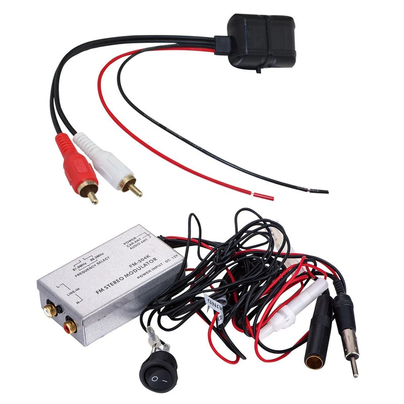 APS Factory Radio Stereo FM Modulator Bluetooth RCA AUX Input Audio Converter
