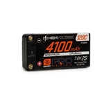 Spektrum Smart Pro LiHV hardcase battery, 7.6V 2S 4100mAh 120C, black.