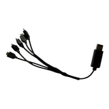 5-in-1 universal drone charging cable with multiple connectors