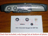 1951 CHEVROLET BEL AIR - FLEETLINE - CONV GAUGE FACES¡ª1/25 scale AMT KITS - READ