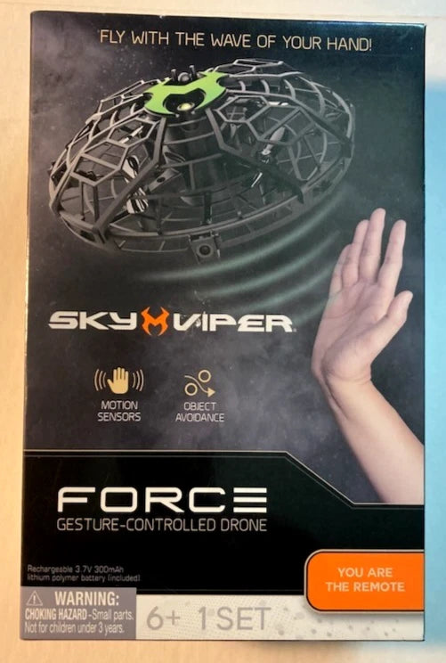 Sky Viper Force Hand Gesture-Controlled Drone Electrically Powered- Brand New