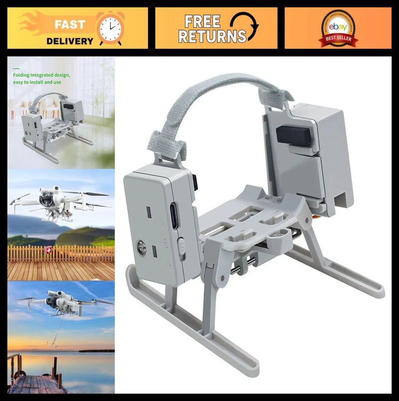 Airdrop System for DJI Mini 4 Pro Drone - Quick Release Payload Dropper, Light G