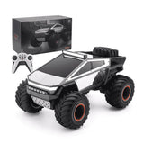 1:12 scale remote control electric truck model with chrome metal shell and handheld controller