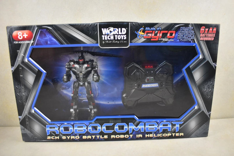 Robocombat Gyro Battle Robot Helicopter New/Sealed