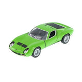 5390. 5 inch Lamborghini Miura P400 1/34 Scale Diecast Model by Kinsmart - Green