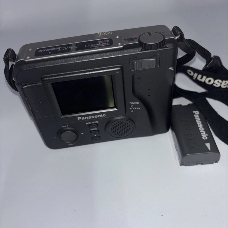Panasonic PalmCam PV-SD4090 1.3MP Digital Camera - Black Silver UNTESTED