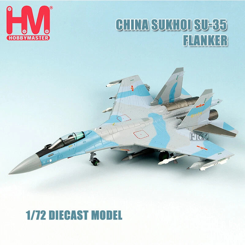 HOBBY MASTER China Sukhoi Su-35 Flanker 1/72 diecast plane model aircraft